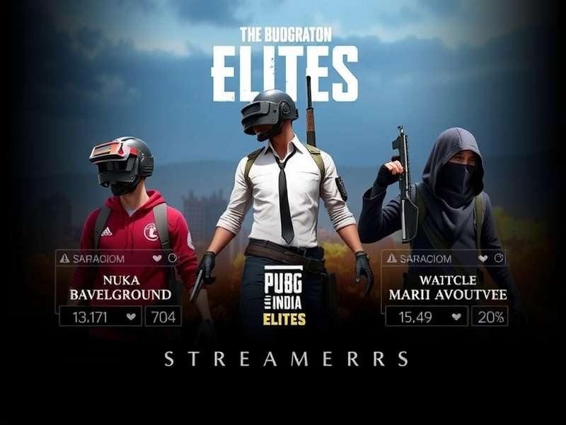 Top Indian Streamers Playing PUBG India Elites PUBG India Elites Streamers